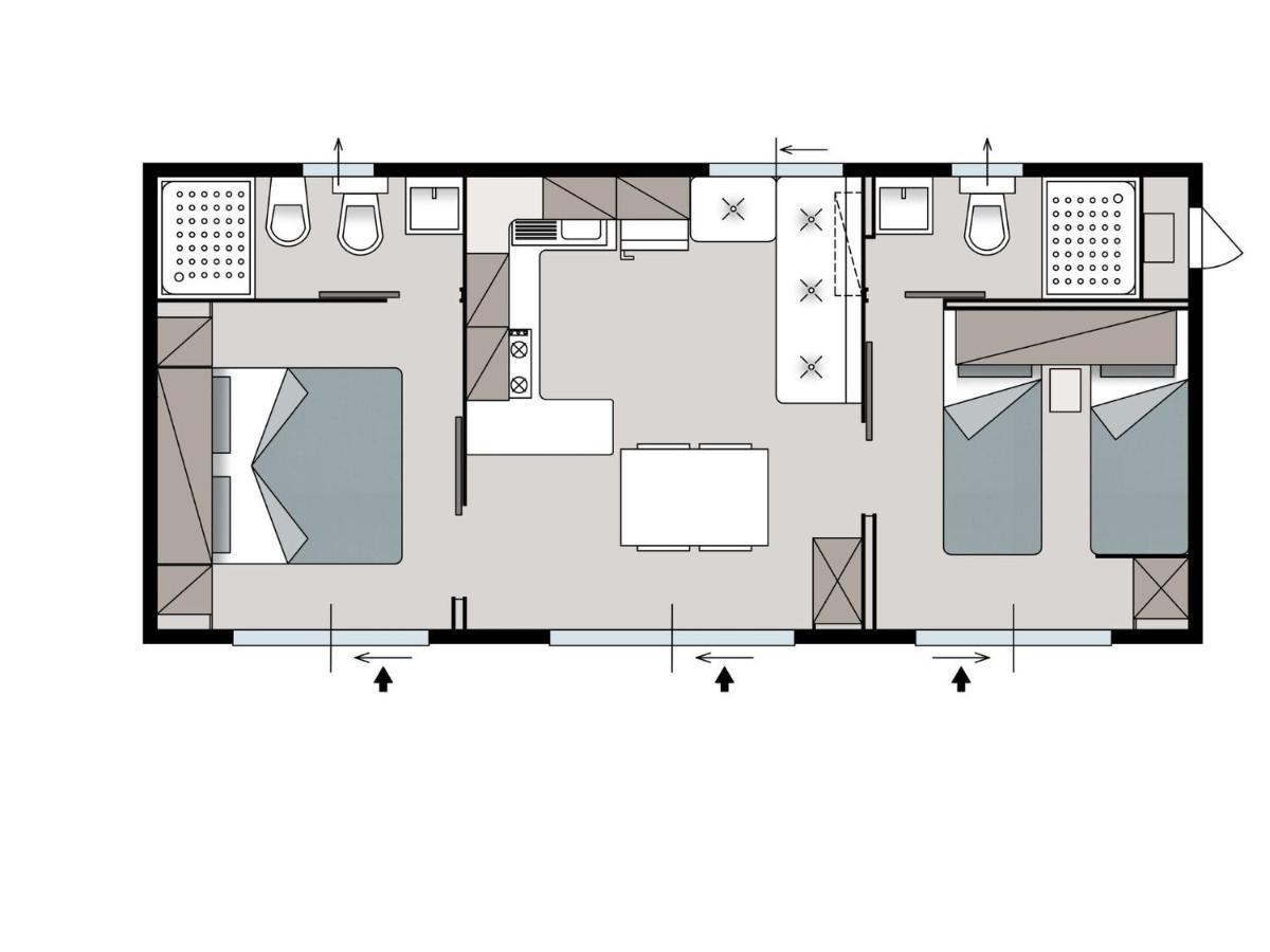 Premium Mobile Home In Novalja Buitenkant foto